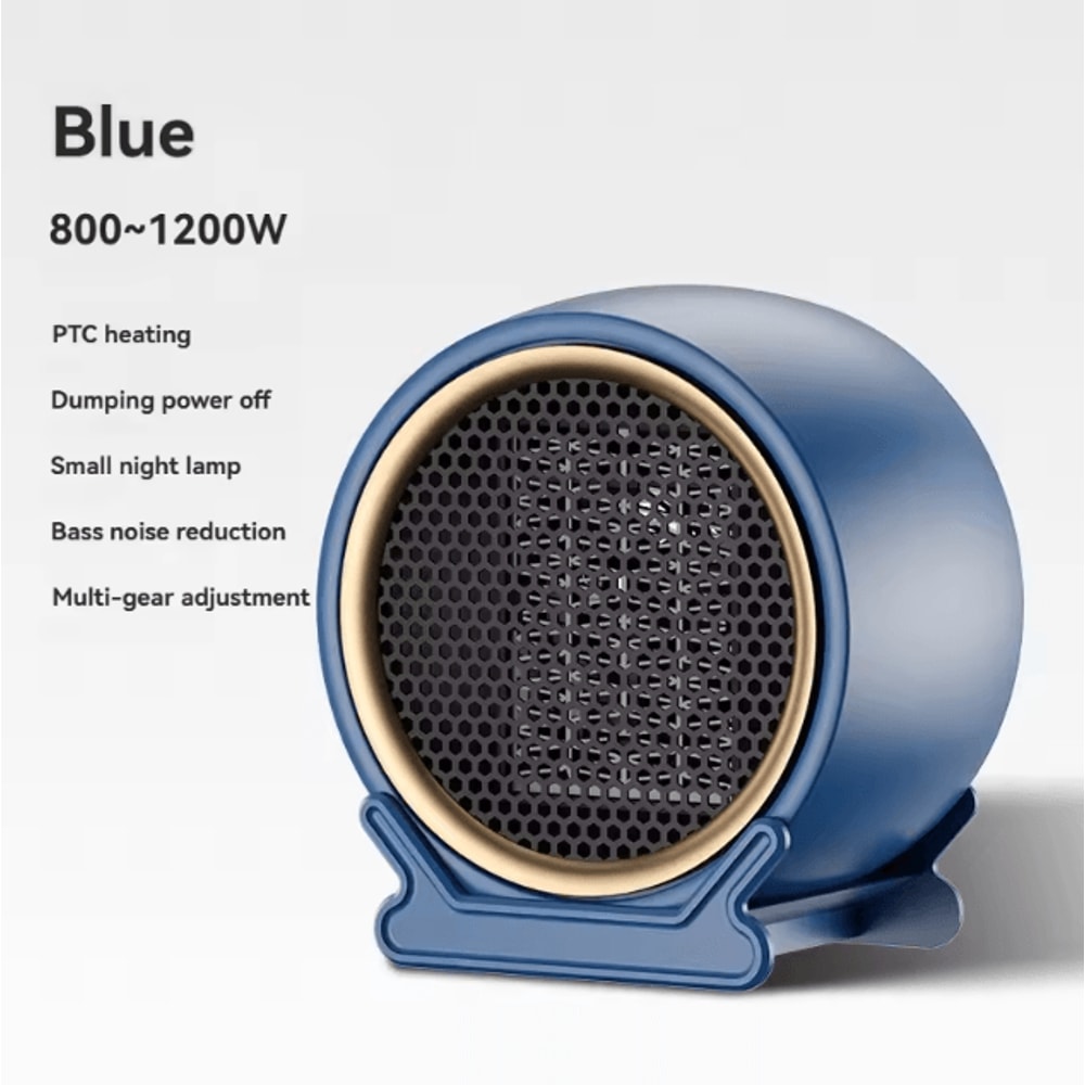 1200W Desktop PTC Ceramic Heater Portable Fast Heating Space Heater With 2 Speed Settings 6