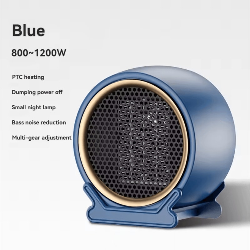 1200W Desktop PTC Ceramic Heater Portable Fast Heating Space Heater With 2 Speed Settings 6