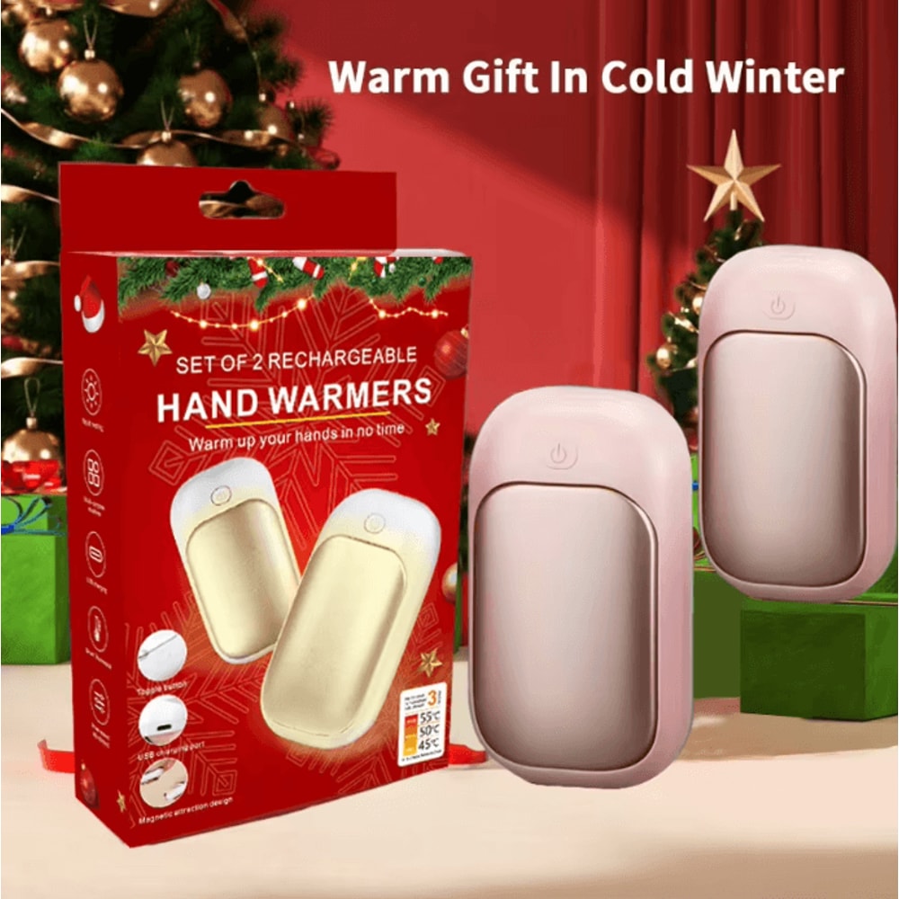 Magnetic Rechargeable Hand Warmer 2Pack Portable Electric Hand Heater For Winter Comfort 4