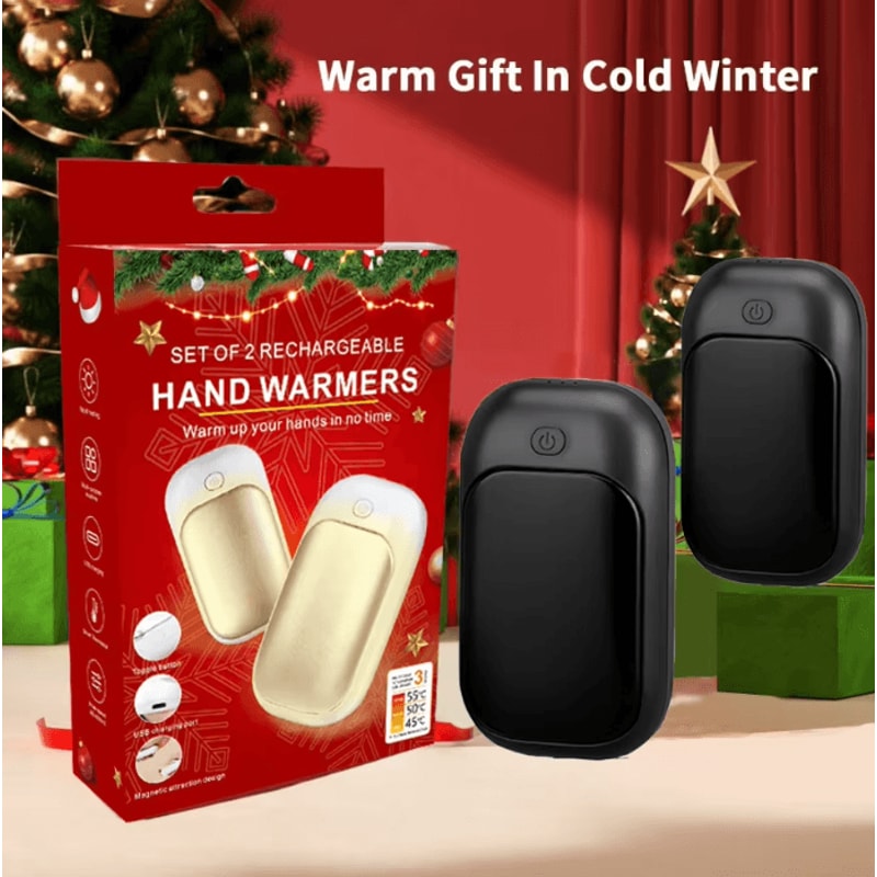 Magnetic Rechargeable Hand Warmer 2Pack Portable Electric Hand Heater For Winter Comfort 5