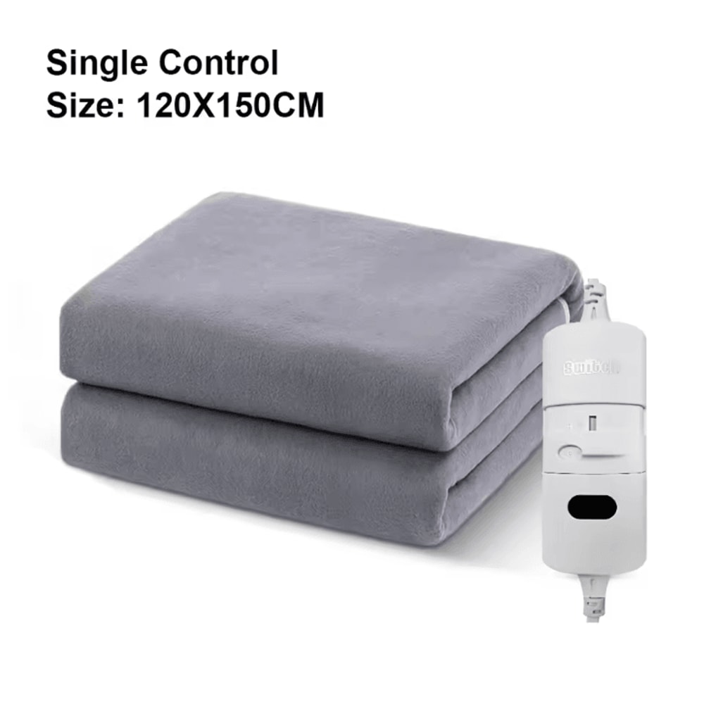 Electric Blanket 220V Thicker Automatic Thermostat Electric Heating Blanket Body Warmer Thermal Mat 11