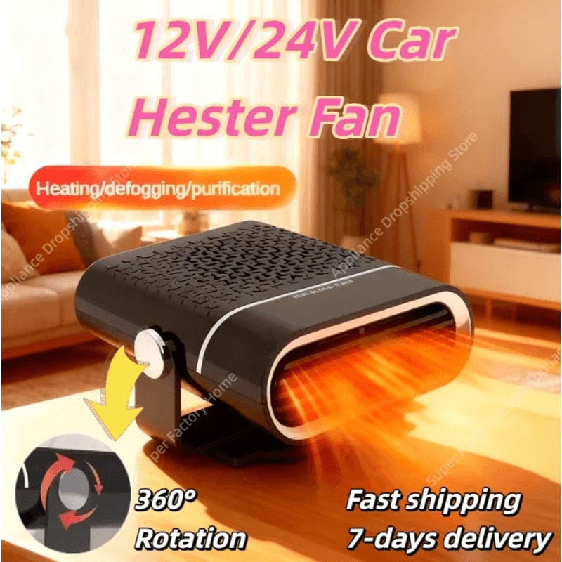 Portable 12V Car Heater Windshield Defroster Fast Heating Auto Heater For Car And Home Use 0