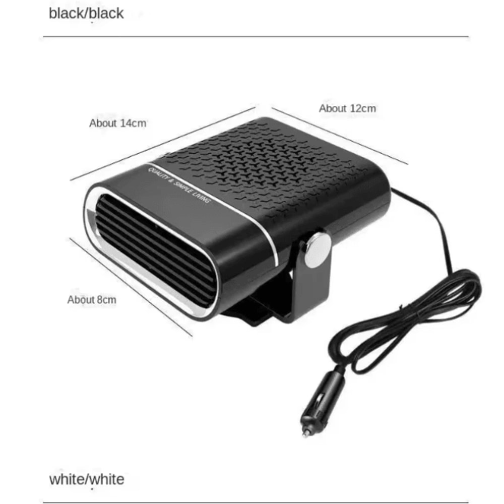 Portable 12V Car Heater Windshield Defroster Fast Heating Auto Heater For Car And Home Use 5