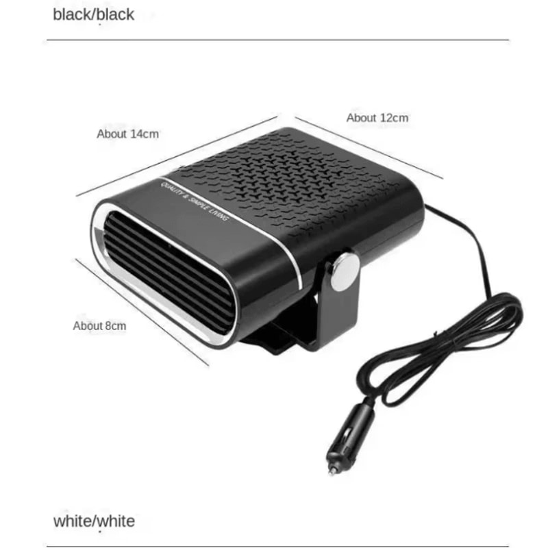 Portable 12V Car Heater Windshield Defroster Fast Heating Auto Heater For Car And Home Use 5