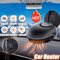 150W Portable 12V Car Heater Fan Mini Windshield Defroster Defogger For Vehicle 0