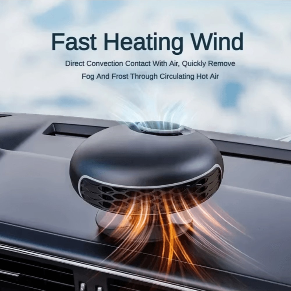 150W Portable 12V Car Heater Fan Mini Windshield Defroster Defogger For Vehicle 3