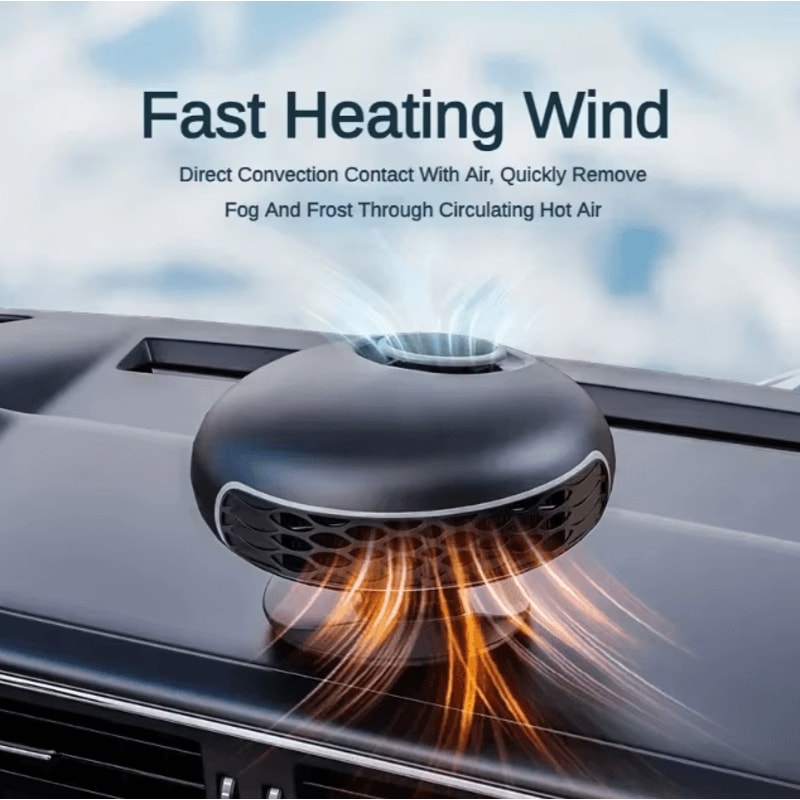 150W Portable 12V Car Heater Fan Mini Windshield Defroster Defogger For Vehicle 3