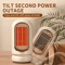 Compact PTC Ceramic Electric Heater Portable Fast Heating Desktop Space Heater With Safety Protect 3