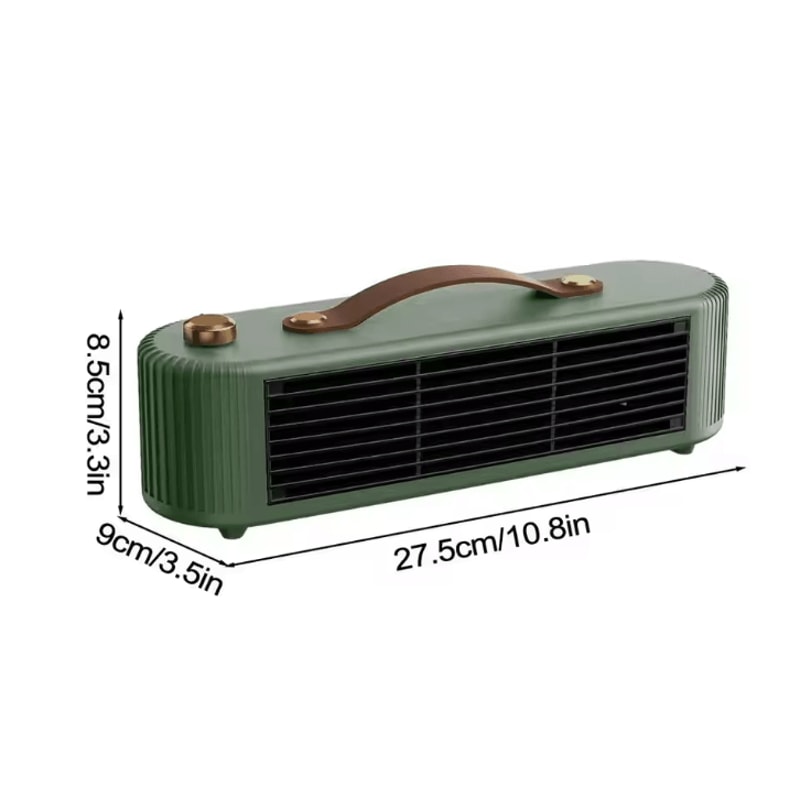 Compact PTC Ceramic Tabletop Space Heater Portable Fast Heating Electric Heater For Desk Home 5