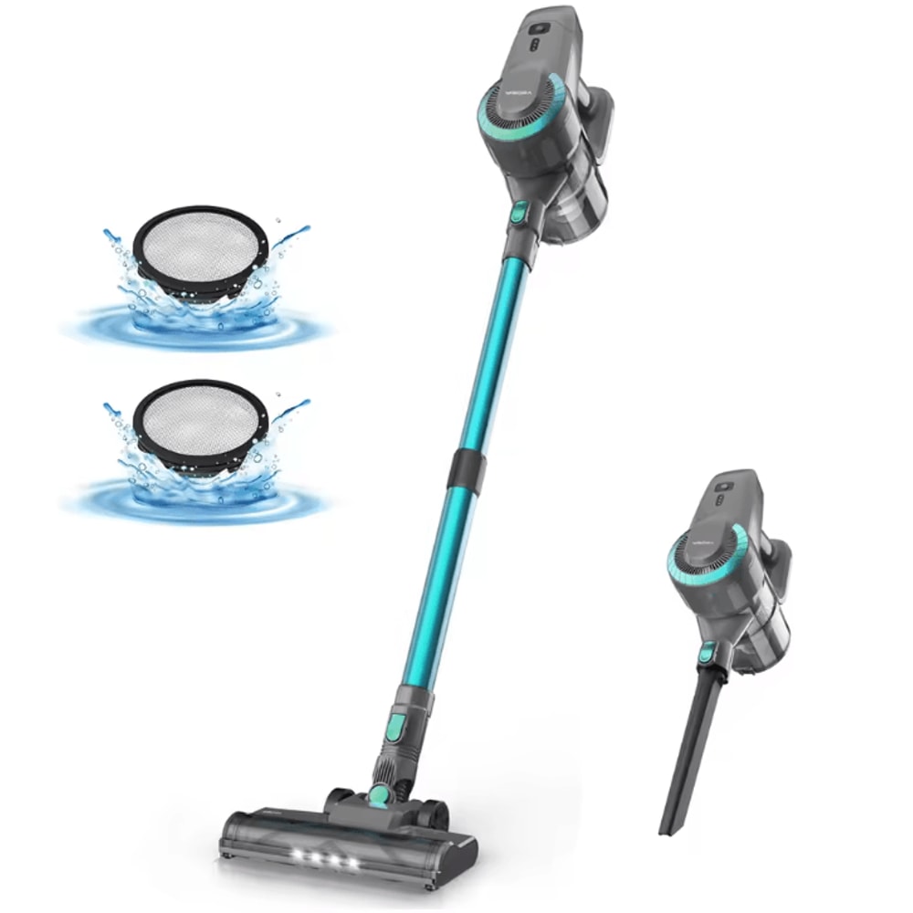 YISORA N300 Cordless Stick Vacuum 20KPa Lightweight Vacuum Cleaner For Carpet Hard Floors Pet Hai 7