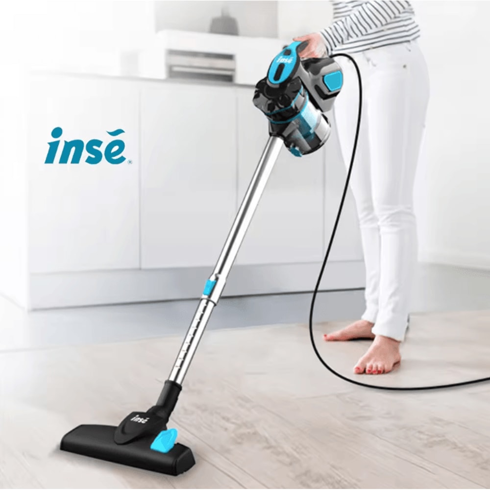INSE I5 Corded Stick Vacuum 600W 18KPa Lightweight Vacuum Cleaner For Pet Hair Hard Floors 1