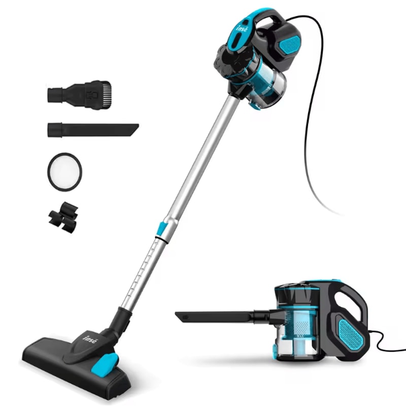 INSE I5 Corded Stick Vacuum 600W 18KPa Lightweight Vacuum Cleaner For Pet Hair Hard Floors 7