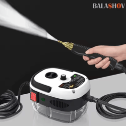2500w portable high pressure steam cleaner multipurpose handheld steam cleaning machine for home car kitchen and ac