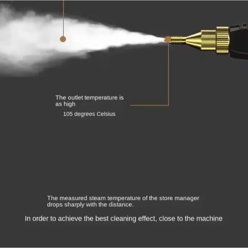 2500W Portable High Pressure Steam Cleaner Multipurpose Handheld Steam Cleaning Machine For Home Ca 4