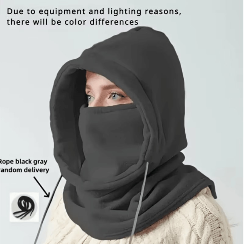 ThermaShield Knit Balaclava Hood Windproof Winter Face Mask For Motorcycle Outdoor Riding 0