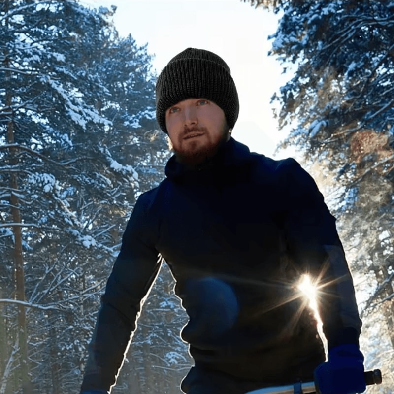 ThermaFlex 2in1 Winter Balaclava Hat Knit Beanie Mask With Thermal Windproof Protection 4