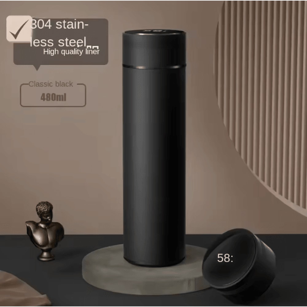 SmartTemp 500ML Digital Thermos Bottle Stainless Steel Vacuum Flask With Temperature Display 10