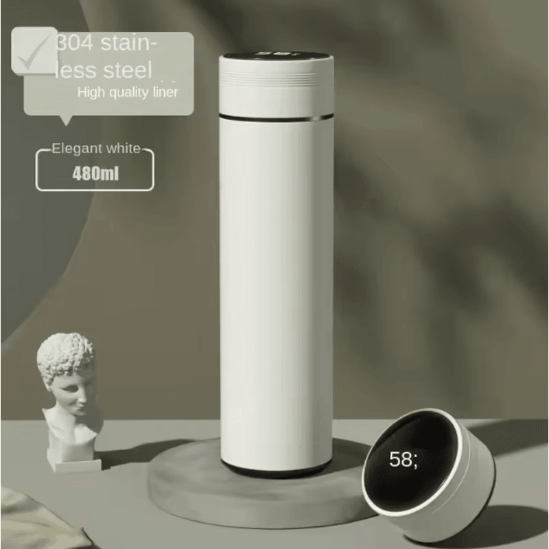 SmartTemp 500ML Digital Thermos Bottle Stainless Steel Vacuum Flask With Temperature Display 11
