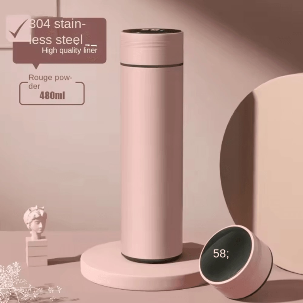 SmartTemp 500ML Digital Thermos Bottle Stainless Steel Vacuum Flask With Temperature Display 7
