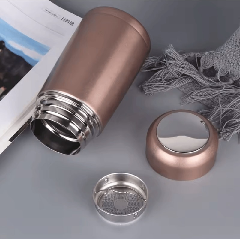 MiniCharm Cute Thermos Bottle 350ML Stainless Steel Insulated Travel Mug For Coffee Drinks 4