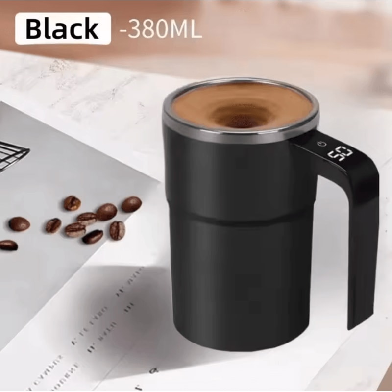 SmartMix SelfStirring Coffee Mug Electric Mixing Cup With LED Temperature Display 380ML 7