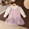 SweetBelle Baby Girl Princess Dress Long Sleeve Tulle Toddler Party Dress 13Y 1