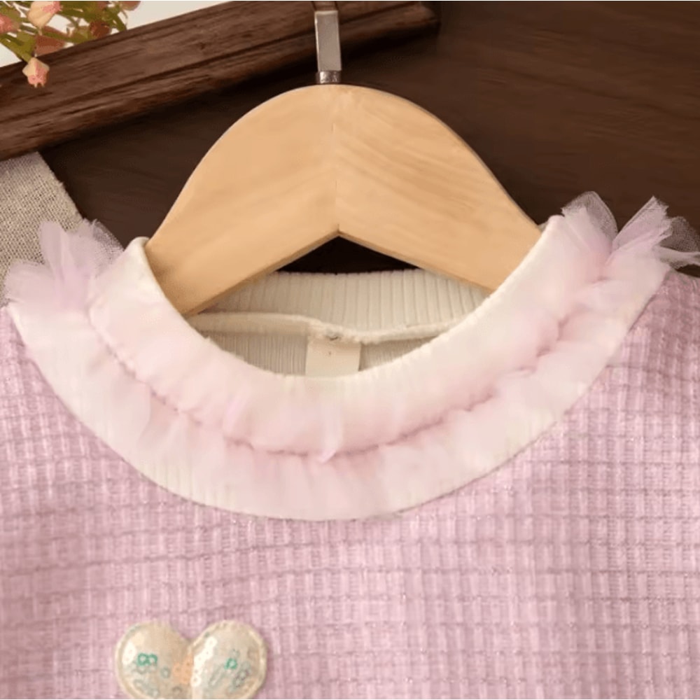 SweetBelle Baby Girl Princess Dress Long Sleeve Tulle Toddler Party Dress 13Y 4