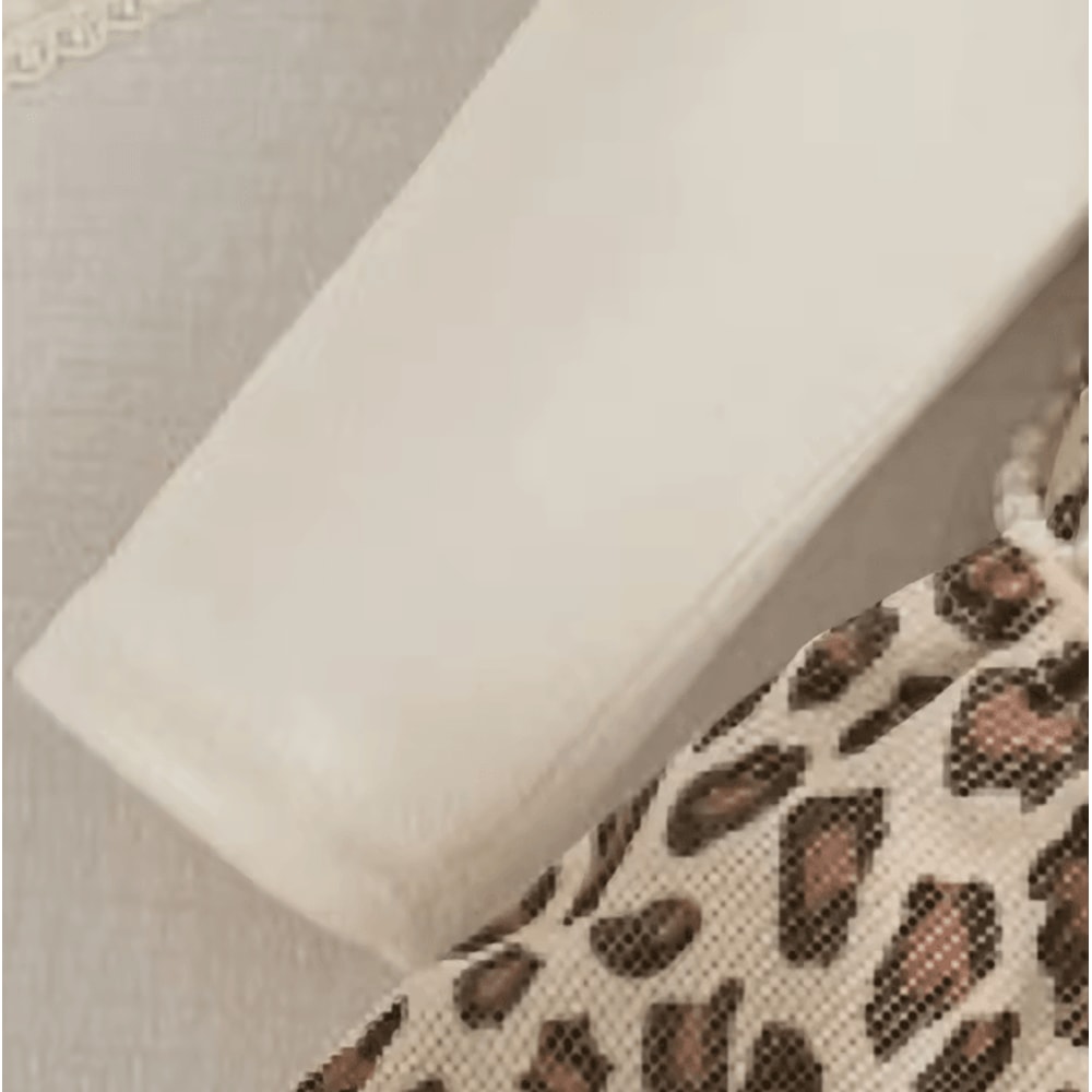 WildCharm Baby Girl Leopard Dress Long Sleeve Ruffle Toddler Princess Dress 13Y 5