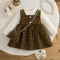 WildCharm Baby Girl Leopard Dress Long Sleeve Ruffle Toddler Princess Dress 13Y 6