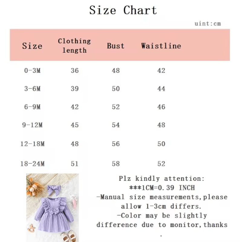 Purple Ruffled Baby Girl Dress With Butterfly Detail Matching Headband Long Sleeve Butterfly Baby 5