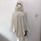Bohemian Tassel Fringe Poncho Oblique Stripe Womens Cape Shawl Wrap With Stylish Boho Tassels 6