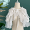Lolita Lace Kawaii Poncho Cape Sweet Mesh Gothic Lolita Shawl Coat 3