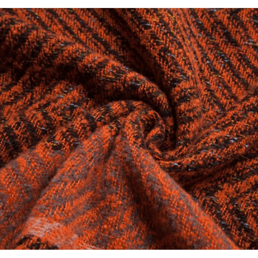 Hooded Fishbone Pattern Women Cape Poncho Autumn Winter Pullover Women Hooded Cloak 2