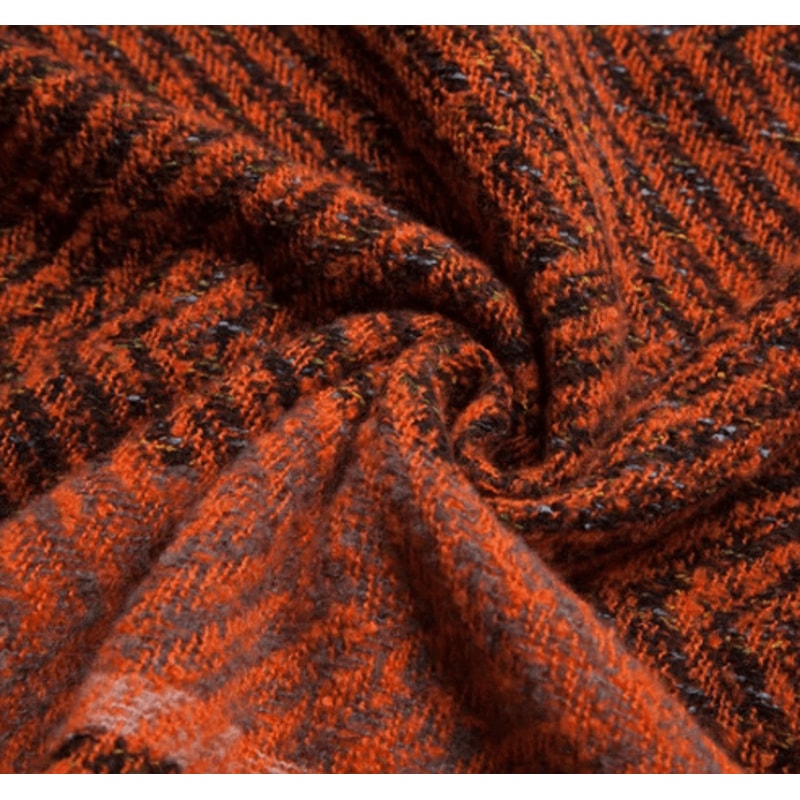 Hooded Fishbone Pattern Women Cape Poncho Autumn Winter Pullover Women Hooded Cloak 2