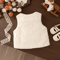 Winter Baby Girl Flower Embroidery Vest Warm Toddler Sleeveless Jacket 1