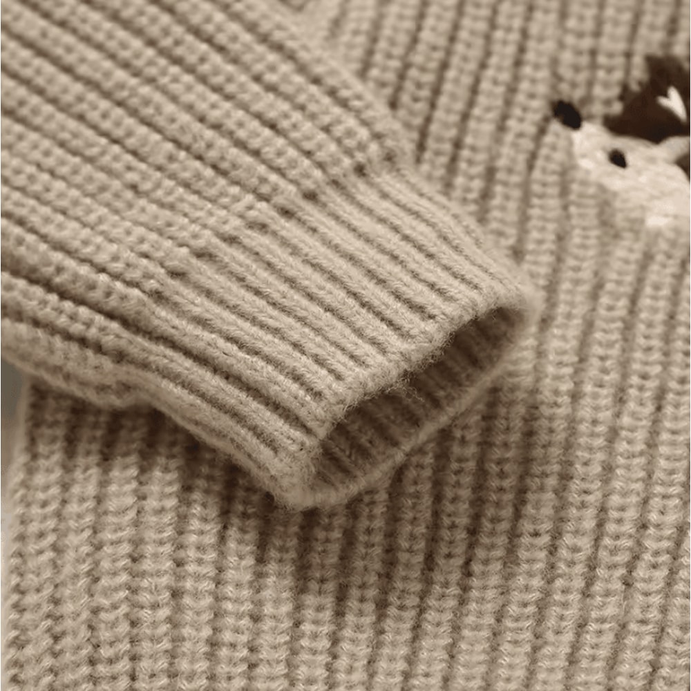 Cartoon Baby Hedgehog Knit Sweater Long Sleeve Toddler Knitted Pullover 3