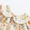 Floral Girls Petal Collar Blouse Long Sleeve Baby Girl Floral Shirt 2