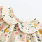 Floral Girls Petal Collar Blouse Long Sleeve Baby Girl Floral Shirt 2