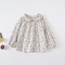Floral Girls Petal Collar Blouse Long Sleeve Baby Girl Floral Shirt 8