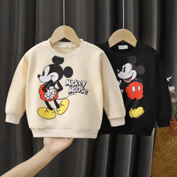 cartoon mickey baby sweatshirt long sleeve toddler cartoon pullover sweater