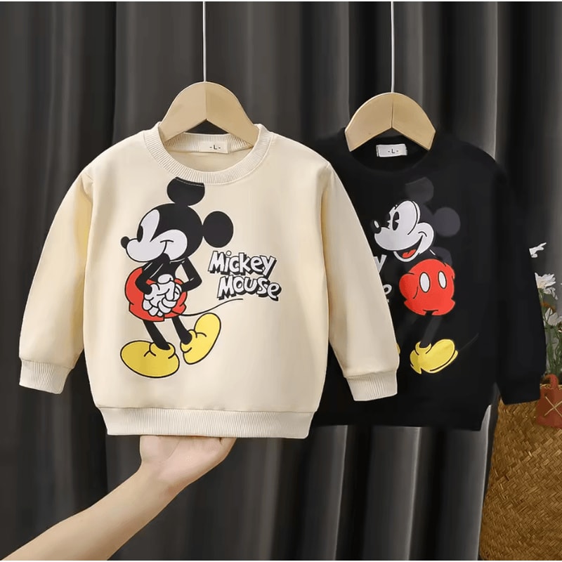 Cartoon Mickey Baby Sweatshirt Long Sleeve Toddler Cartoon Pullover Sweater 0