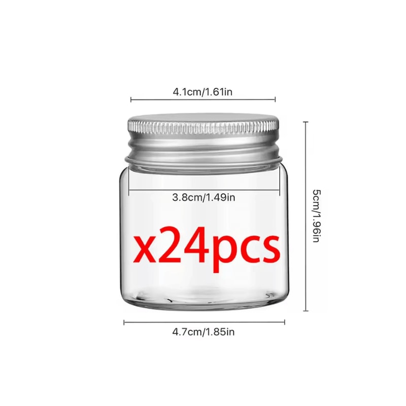 2oz Mini Mason Jars With Lids Wide Mouth Small Glass Storage Jars For Jam Honey Spices Jelly 6