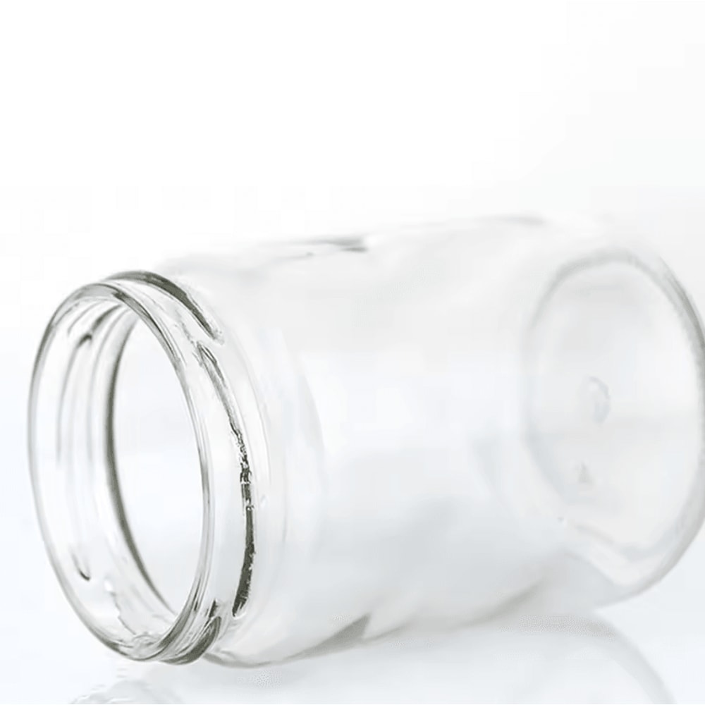 Round Glass Mason Jar With Airtight Lid Kitchen Food Storage Glass Jar 100ml240ml Canning Containe 3