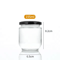 Round Glass Mason Jar With Airtight Lid Kitchen Food Storage Glass Jar 100ml240ml Canning Containe 7