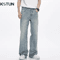 KSTUN Mens Flared Bootcut Jeans Light Blue Streetwear Flare Denim Pants Loose Fit 0