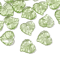 Acrylic Mini Leaf Beads For Jewelry Making DIY Acrylic Leaf Beads For Earrings Necklaces 1050pcs 8