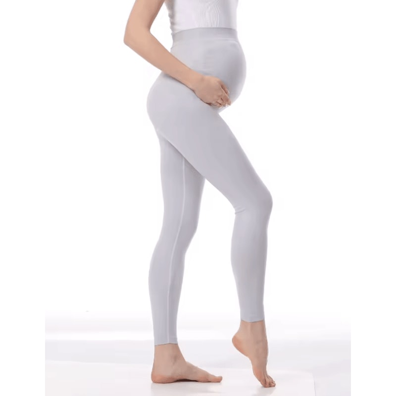 High Waist Maternity Belly Support Leggings Stretch Pregnancy Leggings For Women Body Shaper Pants 8