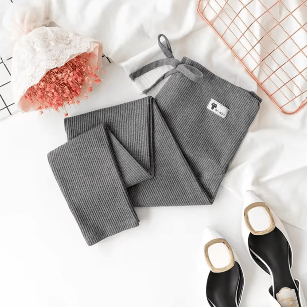 Pregnant Woman Adjustable Big Size Leggings New Maternity Pants Pregnancy Thin Soft Cotton High Wai 7