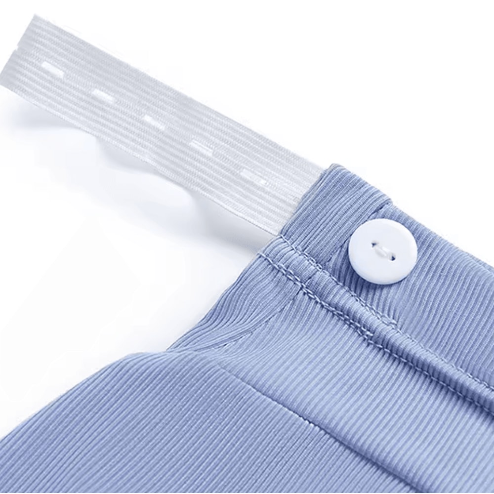 Elegant Ice Silk Maternity Leggings Breathable Summer Pregnancy Leggings With Stretch Waist Suppor 2