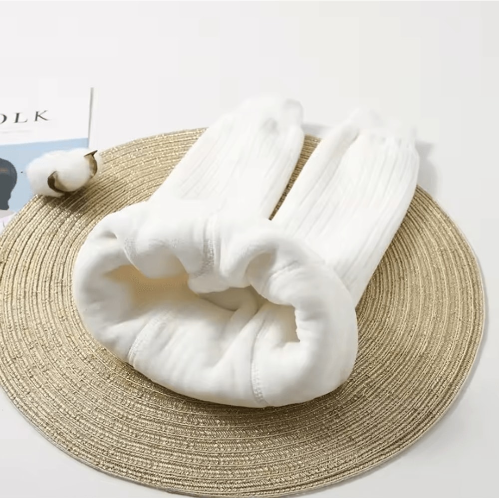 CozyWarm Toddler Girls Fleece Lined Leggings Soft Stretch Winter Thermal Leggings For Kids 9